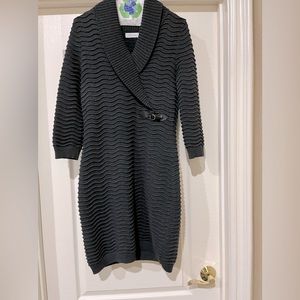 CALVIN KLEIN - This sweater dress is timeless.  It’s warm and an easy to pop-on.